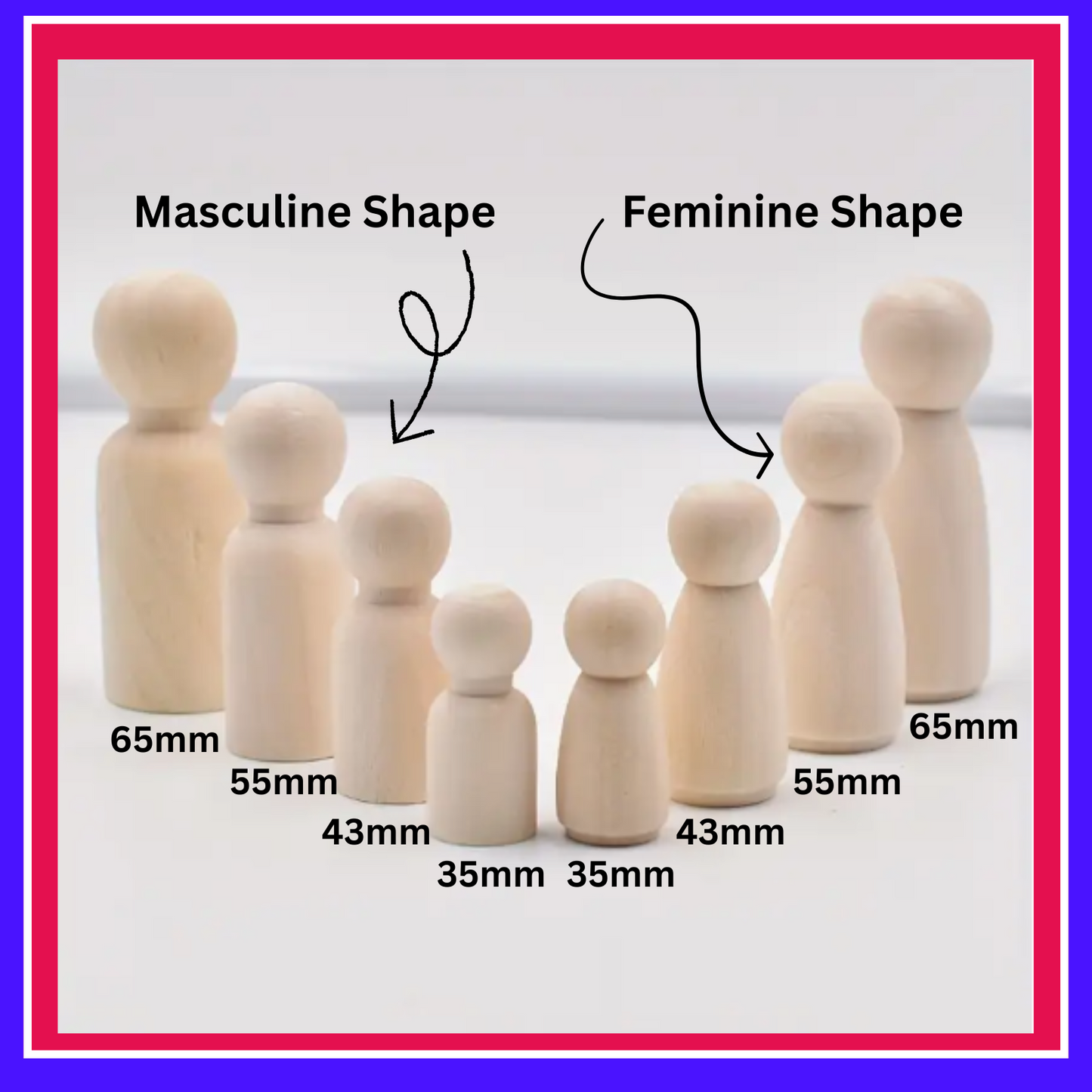10 Peg Doll Set – Every Member Counts