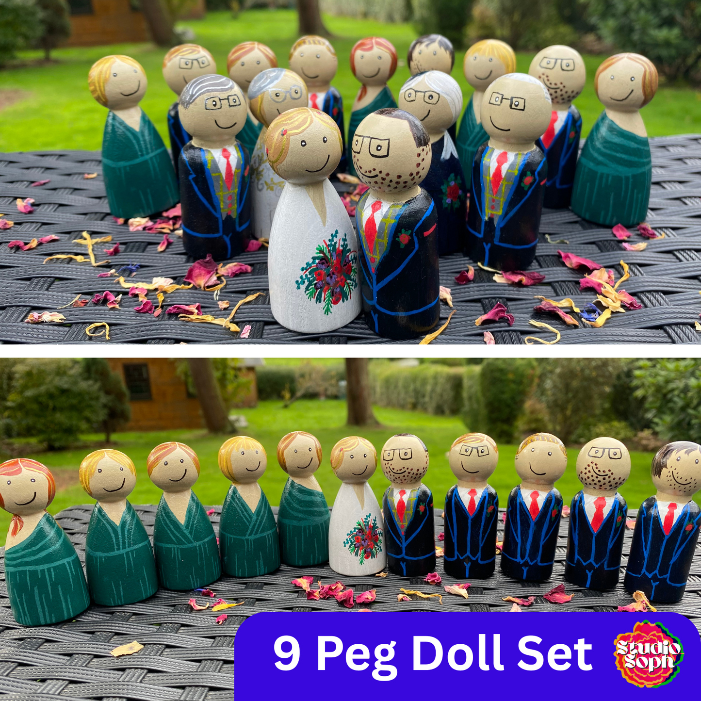 9 Peg Doll Set – The Ultimate Family Portrait