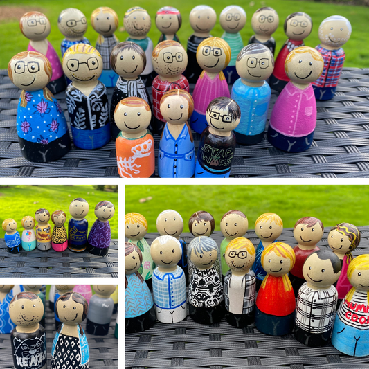 10 Peg Doll Set – Every Member Counts