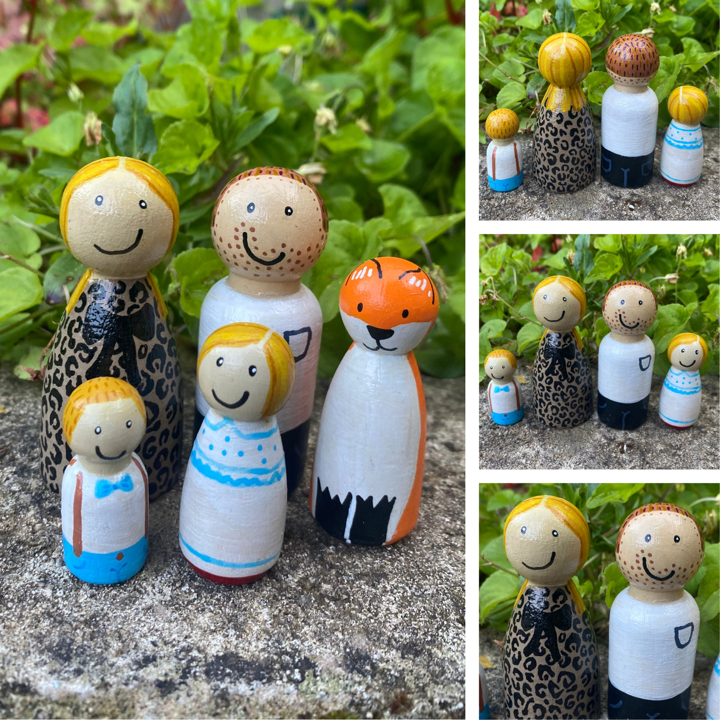 5 Peg Doll Set – Big Love in Miniature