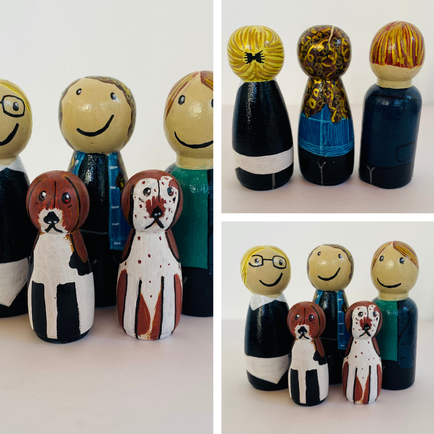 5 Peg Doll Set – Big Love in Miniature