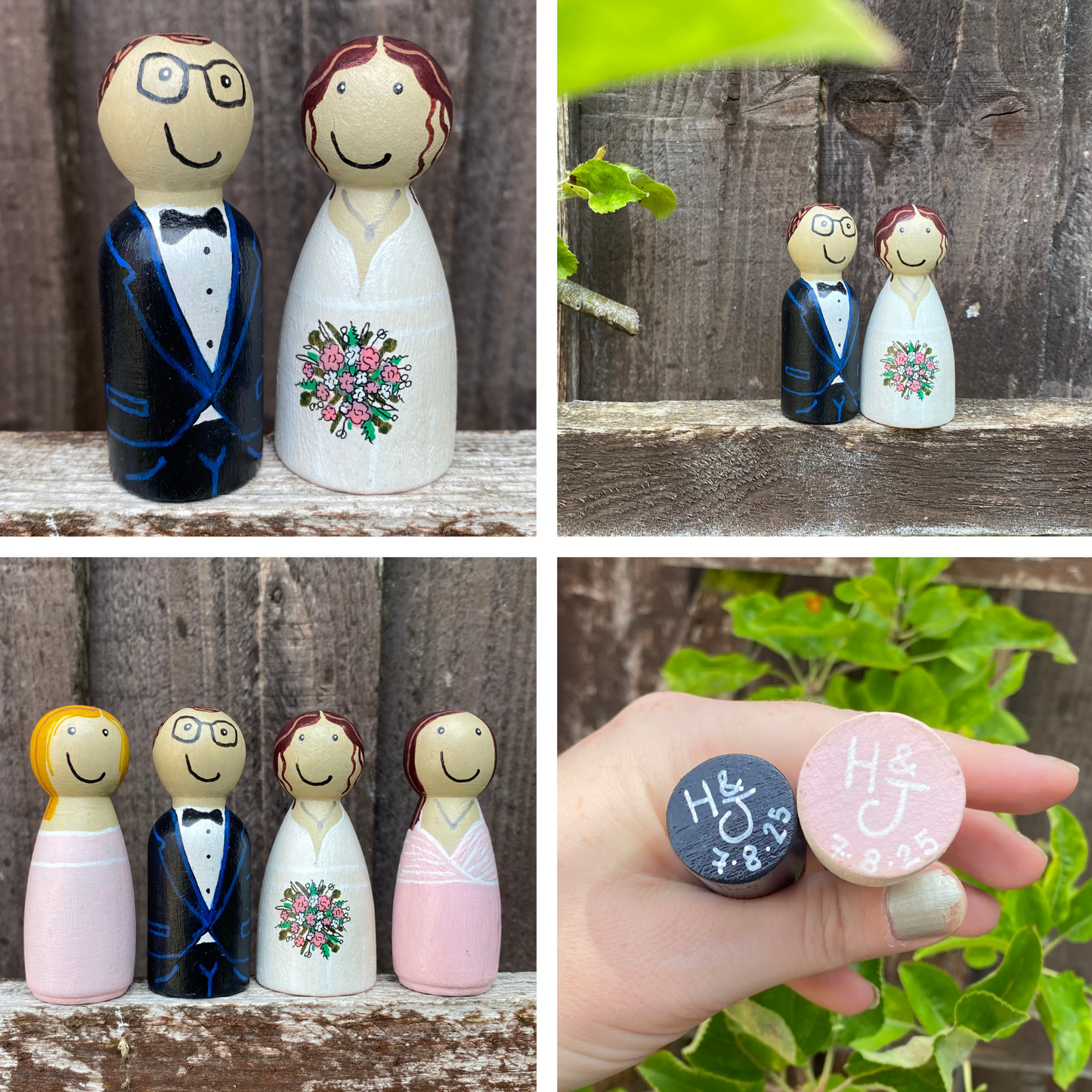 4 Peg Doll Set – The Classic Family Keepsake