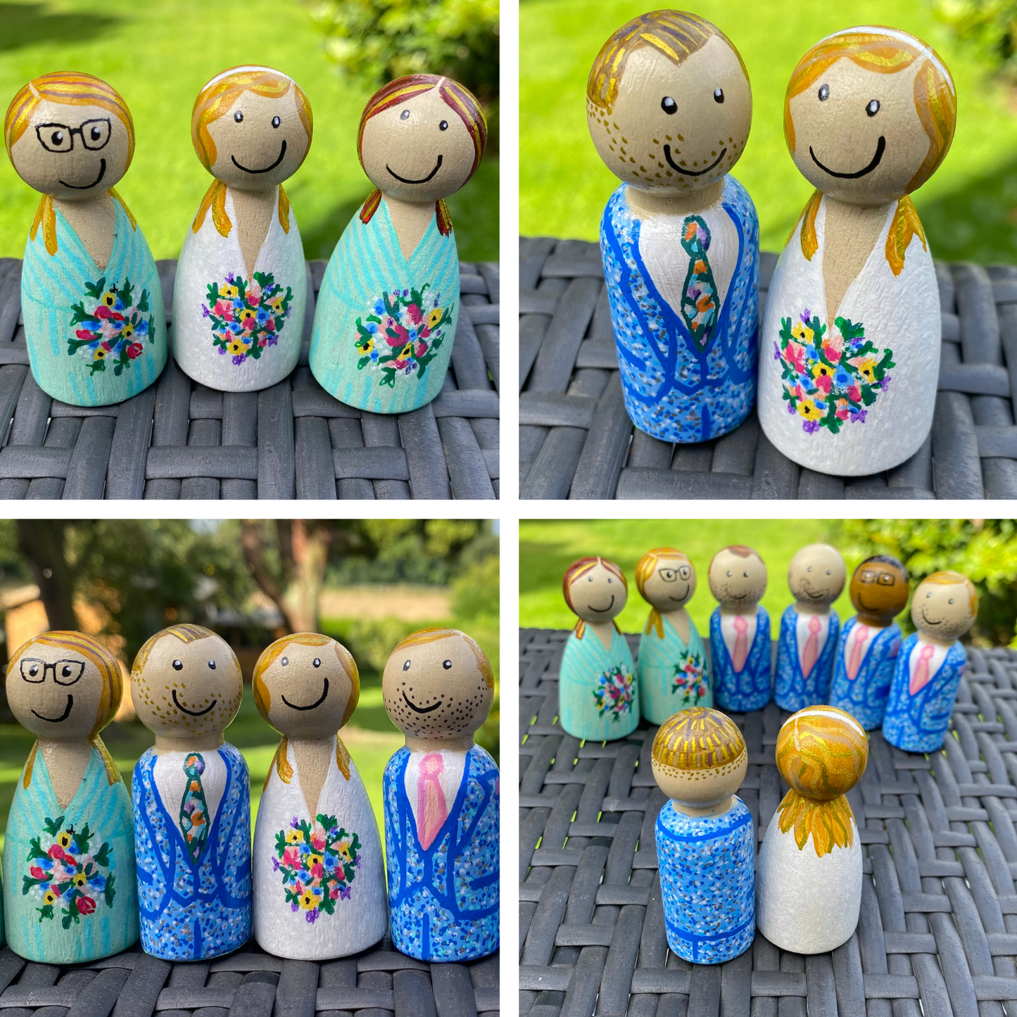 4 Peg Doll Set – The Classic Family Keepsake